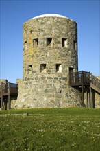 Eighteenth century loophole 'martello' Rousse tower, Sampson, Guernsey, Europe