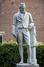 William Wilberforce statue, Wilberforce house museum, Hull, Yorkshire, England, United Kingdom,