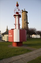 Old Harwich buoy and high lighthouse, Harwich, Essex, England, UK