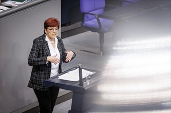 Ingeborg Graessle, Member of the German Bundestag (CDU/CSU), recorded during a speech on the euro