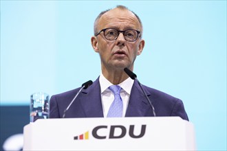 Berlin, Germany, 6 May 2024: Friedrich Merz, Chairman of the Christian Democratic Union of Germany