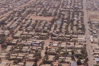 Aerial view of Ouagadougou, 04.03.2024. Photographed on behalf of the Federal Ministry for Economic