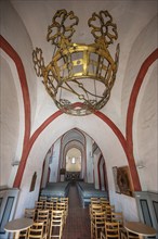 The original coronet from 1658 in the portal area of St Nicholas' Church, Siegen North