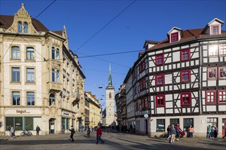 Domplatz, Erfurt, Thuringia, Germany, Europe