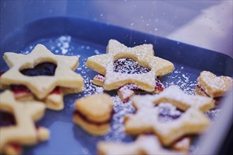 Close-up of biscuits for christmas, Germany, Europe