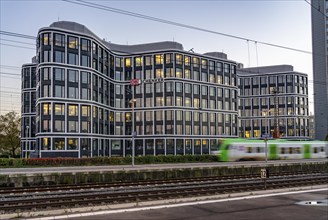 The headquarters of the logistics service provider DB Schenker AG, on Kruppstrasse, at the main