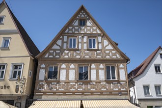 Historic half-timbered house, Forchheim, Upper Franconia, Bavaria, Germany, Europe