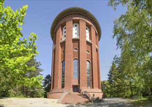 Water tower, cemetery, Bergstraße, Steglitz, Berlin, Germany, Europe