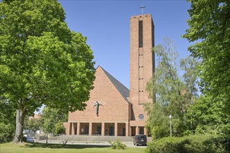 Jesus-Christus-Kirche, Hittorfstraße, Dahlem, Steglitz-Zehlendorf, Berlin, Germany, Europe