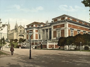 Museo Nacional de Pintura y Escultura, Madrid, Spain, c. 1890, Historic, digitally restored