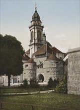 The Baseltor in Solothurn, Switzerland, around 1890, Historical, digitally restored reproduction