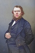 Hugh Stowell Brown, 1823-1886, vicar of Liverpool. Painted by DJ Pound after a photograph by Mayall