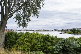 View from the famous allotment garden colony of Brändaholm on the island of Dragsö across the