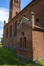 Protestant Church of St Peter and Paul from 1866 in Gross Lassowitz, Polish: Lasowice Wielkie,