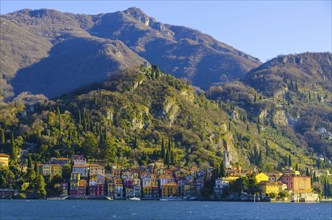 Mountain Village Varenna on Alpine Lake Como in Lombardy, Italy, Europe