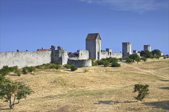 The Ringmuren, Ring wall at Visby, Gotland island, Sweden, Europe