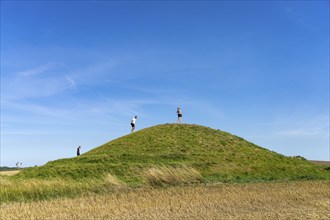 Neolithic megalithic site Klekkende Høj, Mön Island, Denmark, Europe