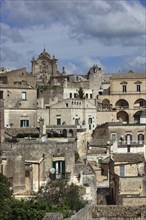 Old town, Sassi, Sassi di Matera cave settlements, UNESCO World Heritage Site, Matera, Basilicata,