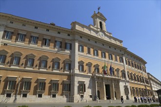 Palazzo Montecitorio, or Palazzo di Montecitorio, seat of the Chamber of Deputies of the Italian