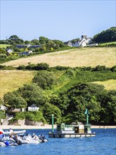 Boats and Yachts on Kingsbridge Estuary in Salcombe and Mill Bay, Batson Creek, Southpool Creek,