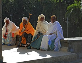 Europia district, pilgrims in Debre Lebanon, Ethiopia, Africa