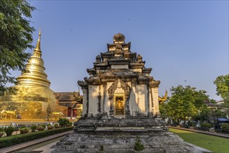 The Buddhist temple complex Wat Phra Singh, Chiang Mai, Thailand, Asia