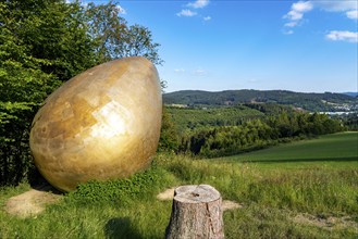 Forest Sculpture Trail Wittgensteiner Sauerland, 23 kilometre long trail, part of the Rothaarsteig,