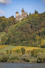 Drachenburg Castle, on Drachenfels, a mountain in the Siebengebirge on the Rhine between Bad Honnef