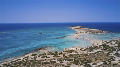 Overtourism, tourists on the beach, parasols, A sandy coast with turquoise sea, a popular nature