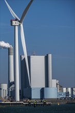 Uniper Maasvlakte power plant, coal-fired power plant, in the seaport of Rotterdam, Netherlands,