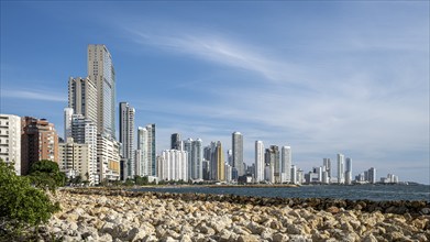 Bocagrande Skyline, Bocagrande, Cartagena, Colombia, South America