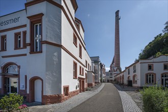 Riegel brewery on the Leopold Canal, produced in Riegel from 1834 to 2003, now an art gallery and