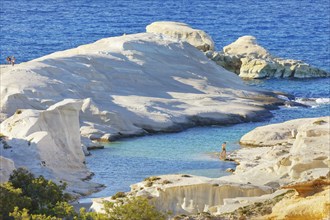 Sarakiniko beach, Sarakiniko, Milos Island, Greece, Europe