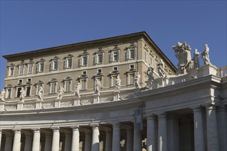 Piazza San Pietro, St Peter's Square in the Vatican, Rome, Italy, Europe