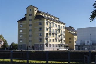 Think tank, located in the science harbour, Magdeburg, Saxony-Anhalt, Germany, Europe