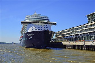 Europe, Germany, Hamburg, Elbe, Cruise Centre Altona, Passenger ship, Mein Schiff 6, Hamburg,