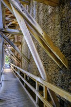 Graduation tower, graduation building, salt works, Steinhof, lower salt works, Bad Kissingen, Rhön,