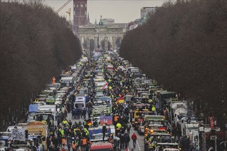 Road blockades, taken as part of the farmers' protests in Berlin, 15 January 2024. 10, 000