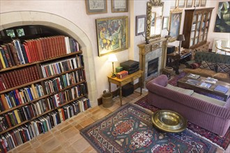 Interior of Palacio Chaves Hotel, historic medieval town of Trujillo, Caceres province,