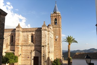 Sixteenth century church of Purisima Concepcion in village of Zufre, Sierra de Aracena, Huelva