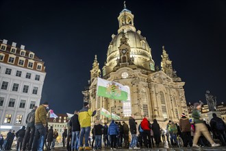 To mark 13 February and the destruction of Dresden in the Second World War, the small right-wing