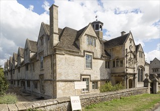 Seventeenth century school and almshouse building, Corsham, Wiltshire, England, UK