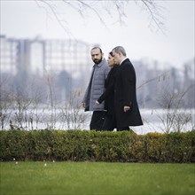 Trilateral meeting at Villa Borsig between Germany, Armenia and Azerbaijan. Annalena Bärbock