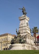 Statue of Infante Dom Henrique, Monument of Prince Henry the Navigator, Porto, Portugal, Europe