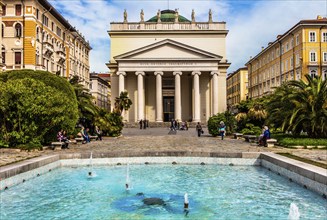 Canale Grande canal ends at the square in front of the church of Sant'Antonio Taumaturgo, in the