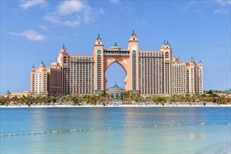 Dubai Atlantis Hotel on The Palm Jumeirah artificial island in Dubai, United Arab Emirates, Asia