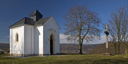 Chapel on the Calvary, Marsberg, Sauerland, North Rhine-Westphalia, Germany, Europe