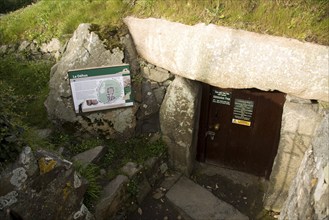 Le Dehus prehistoric passage burial tomb, Vale, Guernsey, Europe