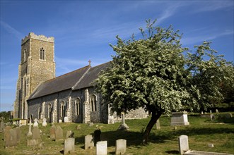 All Saints church, Hollesley, Suffolk, England, United Kingdom, Europe