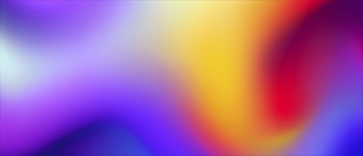 Abstract gradient blur with shades of purple, orange and blue, creating a smooth and calming